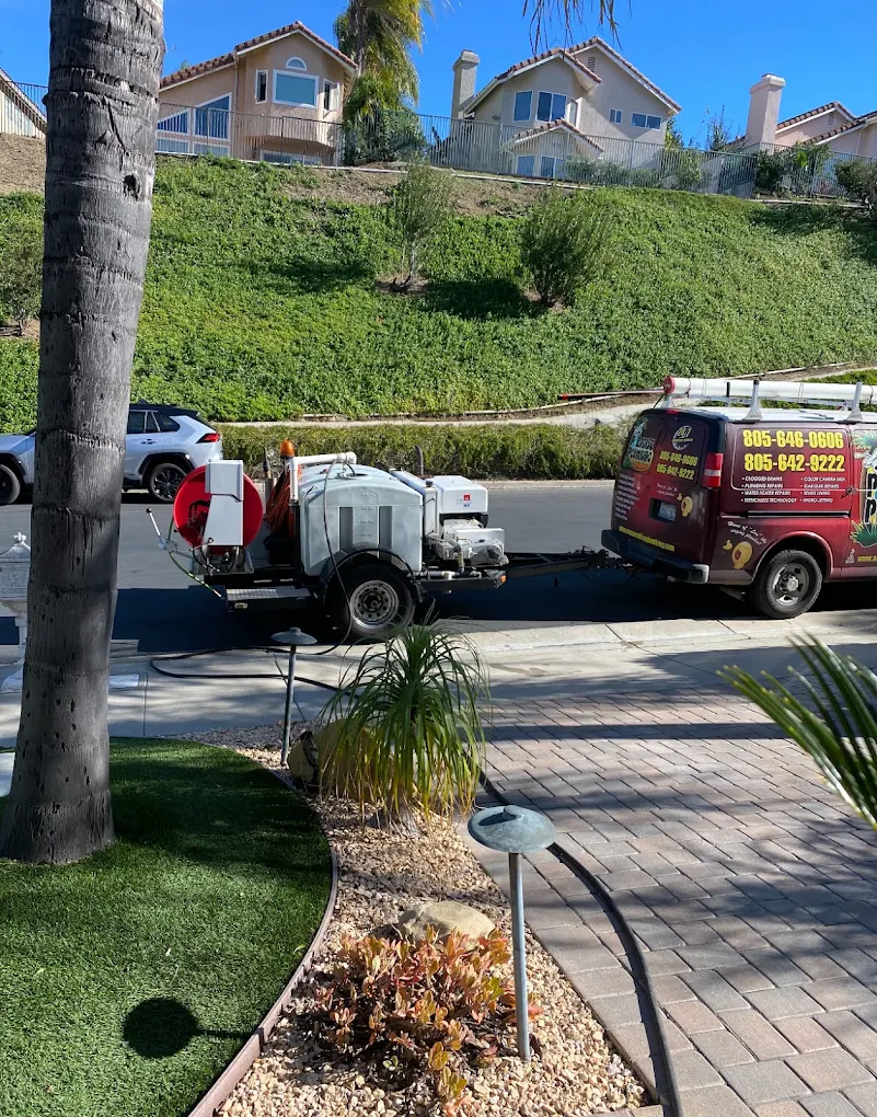 Tankless water heater installed in a Ventura-area home