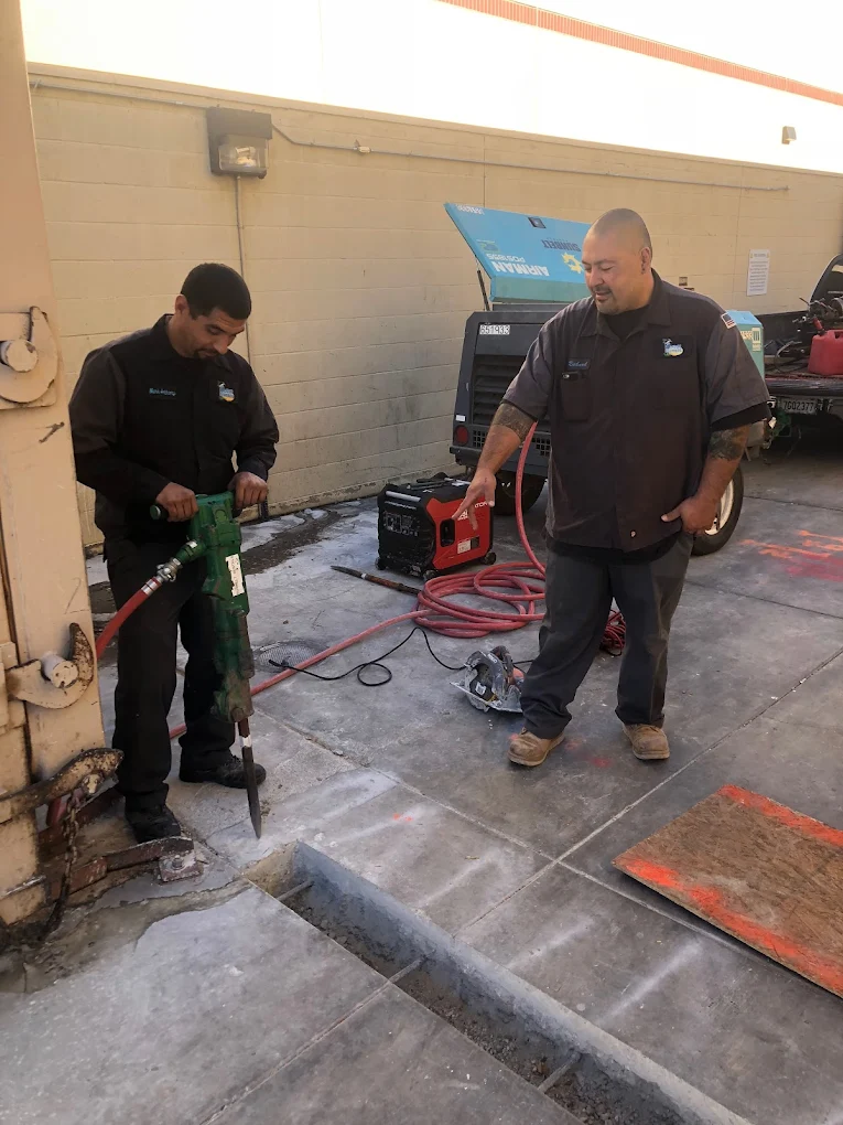 Plumber comparing pipe repair vs whole-home repiping options in a Ventura, CA home